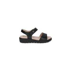 Caprice Γυναικείες Πλατφόρμες Μαύρες 9-28701-42-036 Δερμάτινες