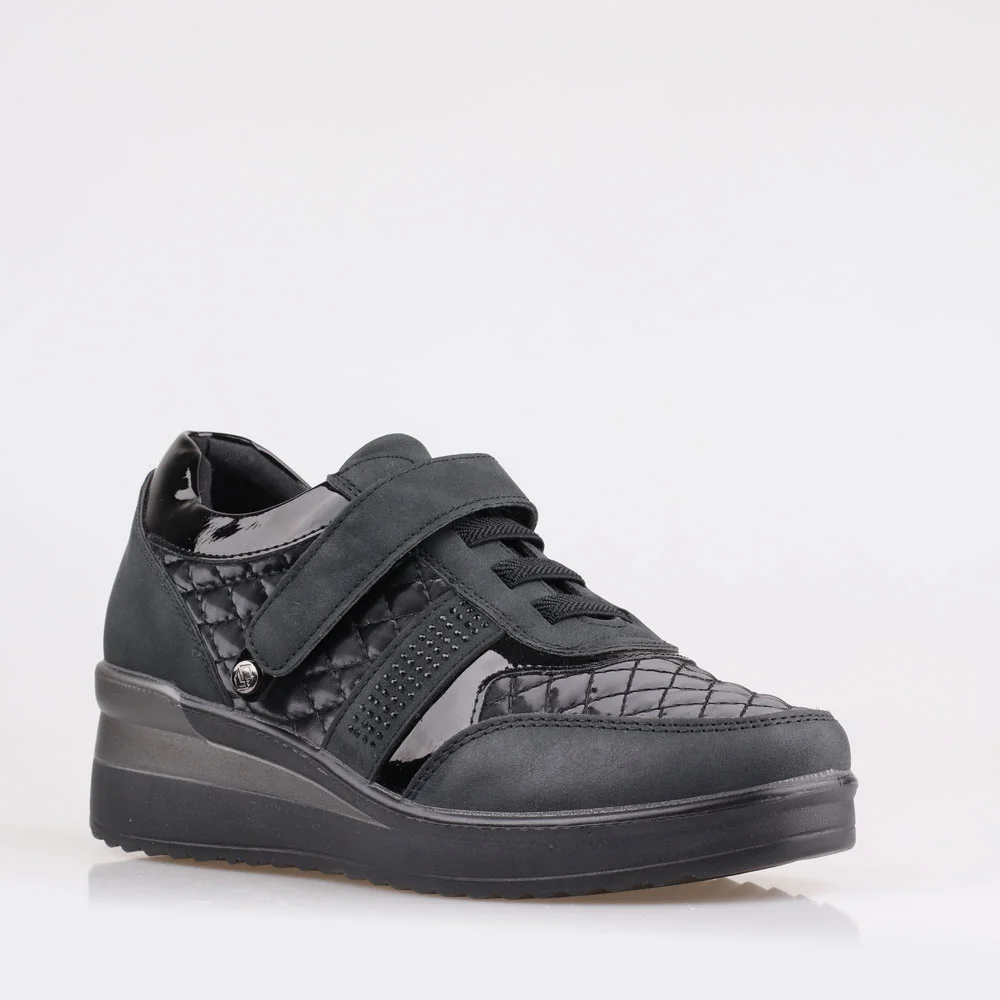 240578 MySoft Ανατομικά Γυναικεία Sneakers Μαύρο - Image 2