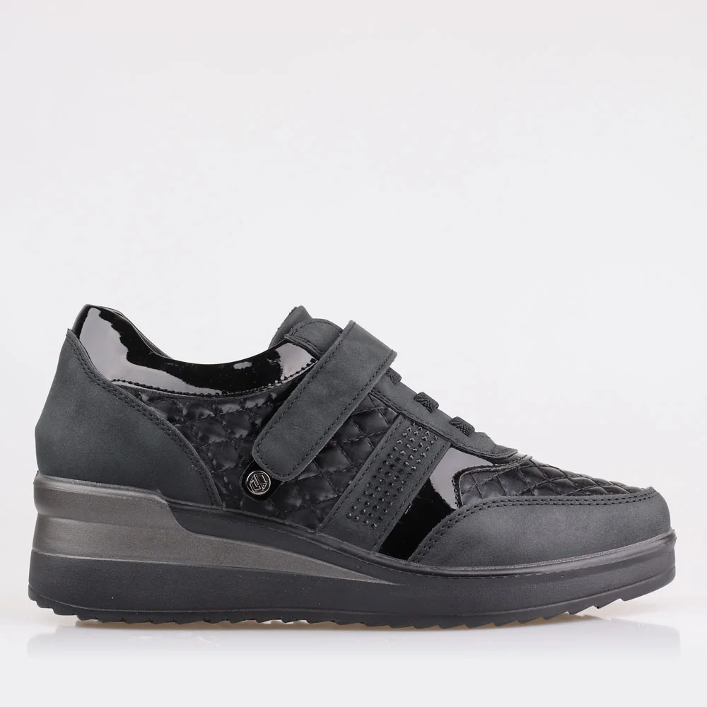 240578 MySoft Ανατομικά Γυναικεία Sneakers Μαύρο - Image 3