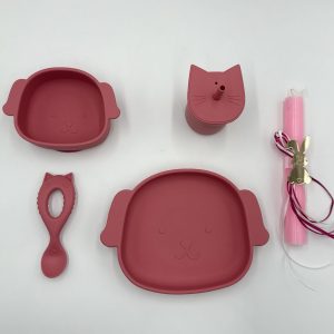 CatDog Set – Dusty Pink