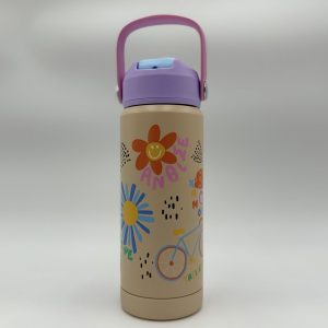 Happy Life- Kids Thermos 530ml – Shades of Pink